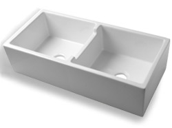 Acquello Italian double ceramic butler sink