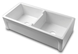 Acquello Italian double ceramic butler sink