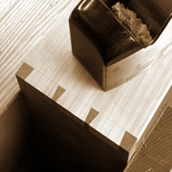 Dovetail jointed drawers