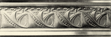 Reproduction pressed metal cornice