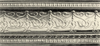 Reproduction pressed metal cornice