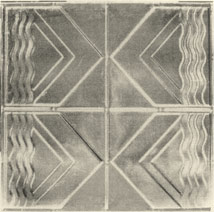 Reproduction pressed metal ceiling tile