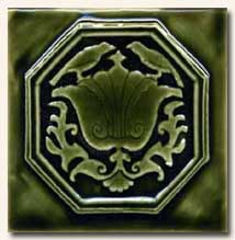 Reproduction Art Nouveau Tile V5A