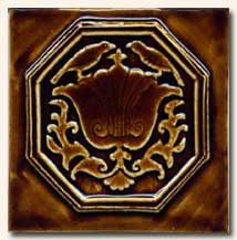 Reproduction Art Nouveau Tile V5B