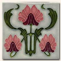 Reproduction Art Nouveau Tile V2