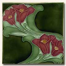 Reproduction Art Nouveau Tile V2