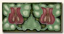 Reproduction Art Nouveau Tile V9A