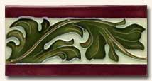 Reproduction Art Nouveau Tile V1D