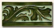 Reproduction Art Nouveau Tile V4D