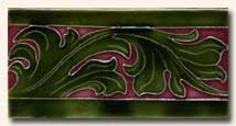 Reproduction Art Nouveau Tile V5A