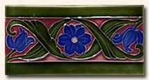 Reproduction Art Nouveau Tile V5C