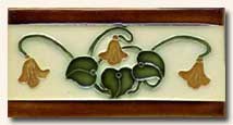 Reproduction Art Nouveau Tile V11A