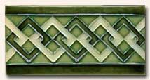 Reproduction Art Nouveau Tile V1D