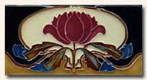 Reproduction Art Nouveau Tile V5C