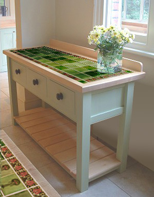 Tiled Bench-top